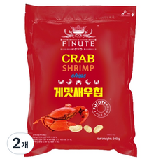 피뉴트 게맛 새우칩 과자, 2개, 240g