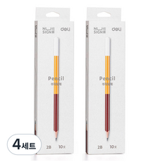 NUSIGN Woody 雙色鉛筆 5款 x 2入組 NS725, 4套, 混色