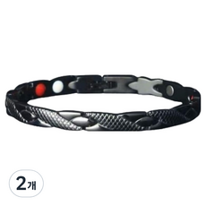 KODACHIEF 鈦金龍王手鍊 黑色 20.5 x 0.7 cm, 2個