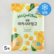 아카시아 망고 (냉동), 5개, 1kg