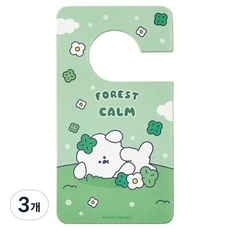 BUTTERSHOP Modern House Butter Shop Meomsomi 角色門把型香氛袋 正裝, 15g, 3個, 白棉香