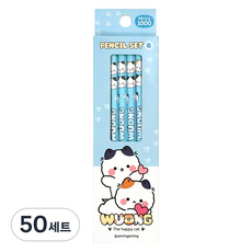 ii GEN 一正 烏龜鉛筆 4支組 B, 藍色, 50套