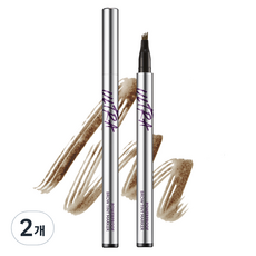 미샤 울트라 파워프루프 브로우 틴트 마커 0.6g, 다크 브라운, 2개