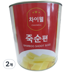 Chaiwell 竹筍罐頭, 2.84kg, 2個