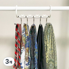 홈앤이지 세탁소도 놀란 옷걸이 바지 정리 걸이, 화이트, 3개