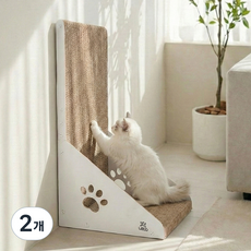 레토 고양이 수직 스크래쳐 대형 LCH-V06, 화이트, 2개