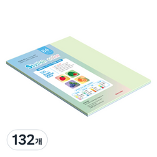 종이문화 스타일리쉬 얇은 혼합색지 120g 01 SS Spring, 132개, B4