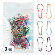 手工縫紉 燈泡記號環 100入組, 混色, 3套