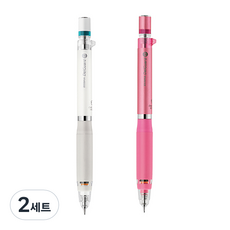 제브라 델가드 ER 샤프 화이트 + 핑크, 0.5mm, 2세트