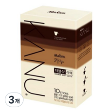 Maxim 麥心 東西 Canoe 雙份濃縮拿鐵, 13.5g, 10入, 3個