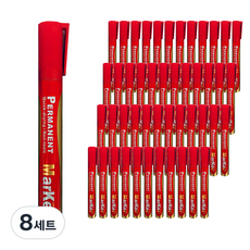 Bluemato TL油性麥克筆 12入, OMP003 紅色, 8套