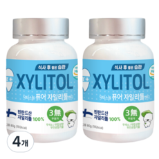 닥터스원 퓨어 자일리톨 캔디, 80g, 4개