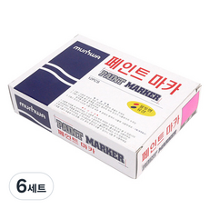 munhwA 油漆筆 粉紅色, 1色, 6套