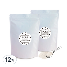 퓨어 잘자요 거품 입욕제 라벤더향 리필, 320g, 12개