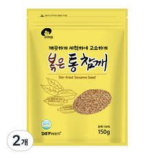 엉클탁 볶은 통 참깨, 150g, 2개