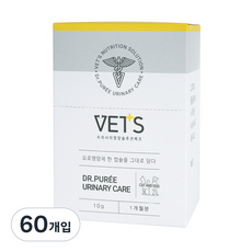 Vets 반려동물 닥터퓌레 영양제, 유리너리+결석, 60개