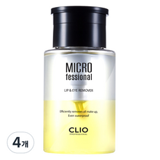 클리오 마이크로 페셔널 립&아이 리무버, 150ml, 4개