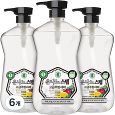 銀納米級餐具洗滌劑, 1100毫升, 6個