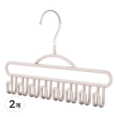 Ontree 領帶 皮帶 圍巾 收納掛架, 粉紅色, 2個