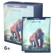 1kg COFFEE 1公斤咖啡永遠的友誼濾掛咖啡, 10g, 5件, 6個