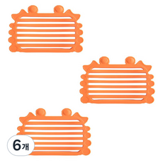 Dahaeyu Dining 可愛矽膠肥皂收納盒 螃蟹造型, 48g, 6個