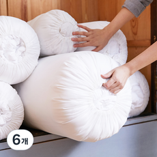 ROLL&STACK 防蟎被子收納箱收納袋 M, 白色, 6個