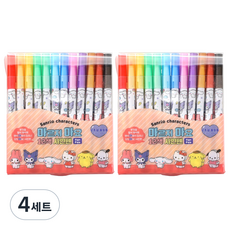 三麗鷗角色Majima Yo簽字筆 12色, 混色, 4個