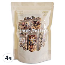 쿠킹스토리 러블리강정 프리미엄 견과류바 10p 랜덤발송, 400g, 4개