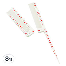 三麗鷗明星 摺疊尖尾梳, 8個, Hello Kitty 象牙白