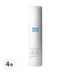맨즈스킨 하이퍼포먼스 더 로션 화이트이펙터 미백로션, 100ml, 4개