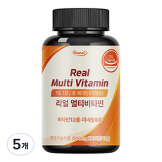 퍼니트 리얼 멀티비타민 45g, 90정, 5개