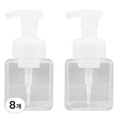 뉴앤룩 리필 용기 디스펜서 거품형 250ml, 투명, 8개