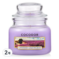 코코도르 자 캔들 S, 라벤더앤레몬그라스, 95g, 2개