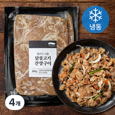 빌라드서울 닭불고기 간장구이 (냉동), 300g, 4개