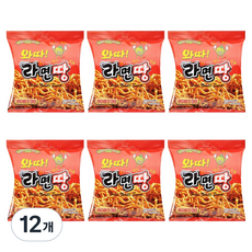 소이빈델리 와따 라면땅, 70g, 12개