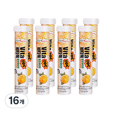 에버틴 비타톡 발포비타민 오렌지맛, 72g, 16개