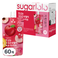 슈가로로 맛있는 코코 곤약젤리 복숭아 자두 10개입, 150g, 6개