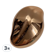 있어빌리티 셀프왁싱 브라질리언 재사용 가능한 바디 뷰티 도구 물리적 제모기 골드, 3개