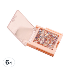 패션캣 애드컬러 글리터 섀도우, 6개, P02 미드나잇