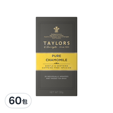 TAYLORS 泰勒茶 清新洋甘菊茶 1.5g 無咖啡因 德國洋甘菊, 20包, 3盒