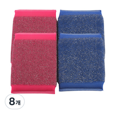 SUNWOO LAND Soft Wool Sten Scrubber 隨機送 90 x 130 mm, 1入, 8個