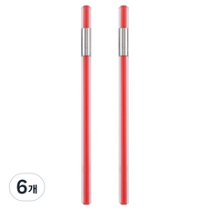 탑피아 편리하고 간편한 연필 HB, 샌드위치 레드, 6개