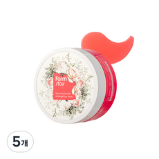 팜스테이 로즈 앤 세라마이드 하이드로겔 아이패치 90g, 60개입, 5개