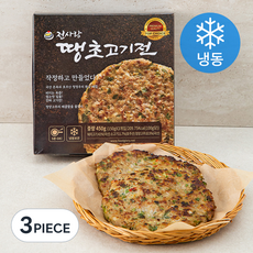전사랑 땡초 고기전 3개입 (냉동), 450g, 3개