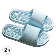 Mungsters 健康室內指壓拖鞋 250-255mm, 2個, 天空藍