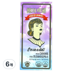 빼자까페 더블컷 다이어트 7p, 6개, 210ml