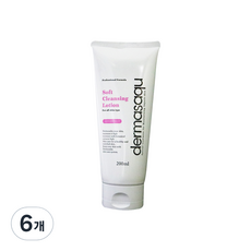 DermasaQ 柔軟潔面乳, 200ml, 6個
