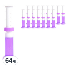 WithWin 印章式凝膠馬桶清潔劑 紫色薰衣草香, 40g, 64個