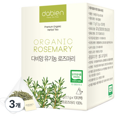 dabien 迷迭香茶茶包, 1.1g, 10片, 3個