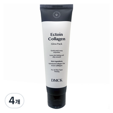 DMCK 依克多因膠原蛋白煥亮面膜 100g, 4個, 1入